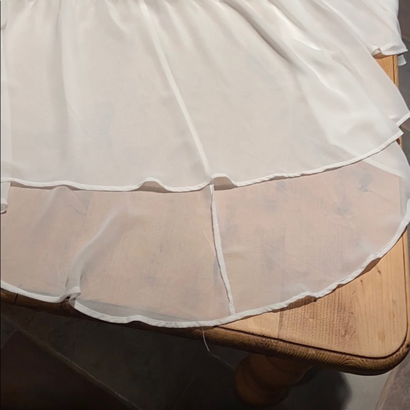 NWT Sz 3 Torrid plus size white blouse shirt party dress casual top flowy - Picture 5 of 9